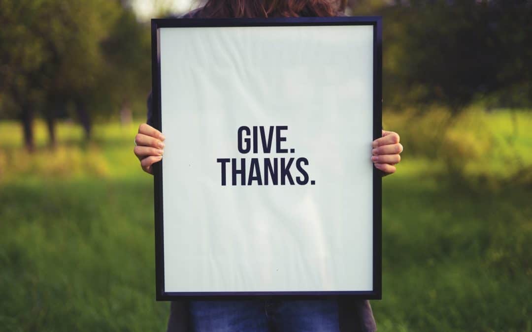 Thanksgiving is a Verb